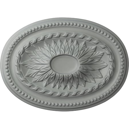Ekena Millwork Saverne Ceiling Medallion, 18 1/2"W x 13 1/2"H x 1 7/8"P CM18SA